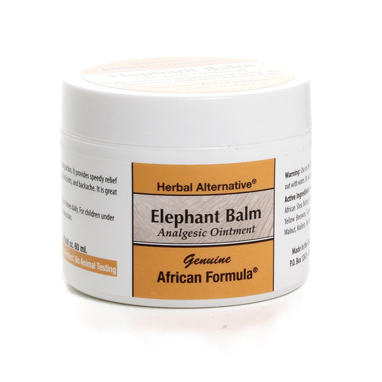 Elephant Balm Analgesic Ointment - 2 oz.