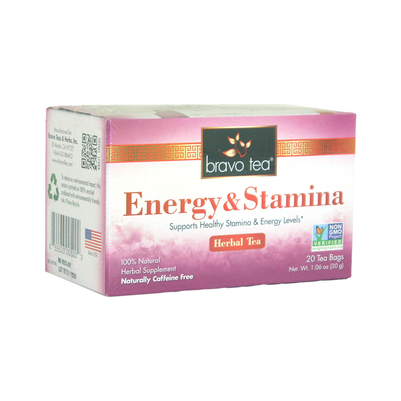 Bravo: Energy & Stamina Tea - 20 Bags