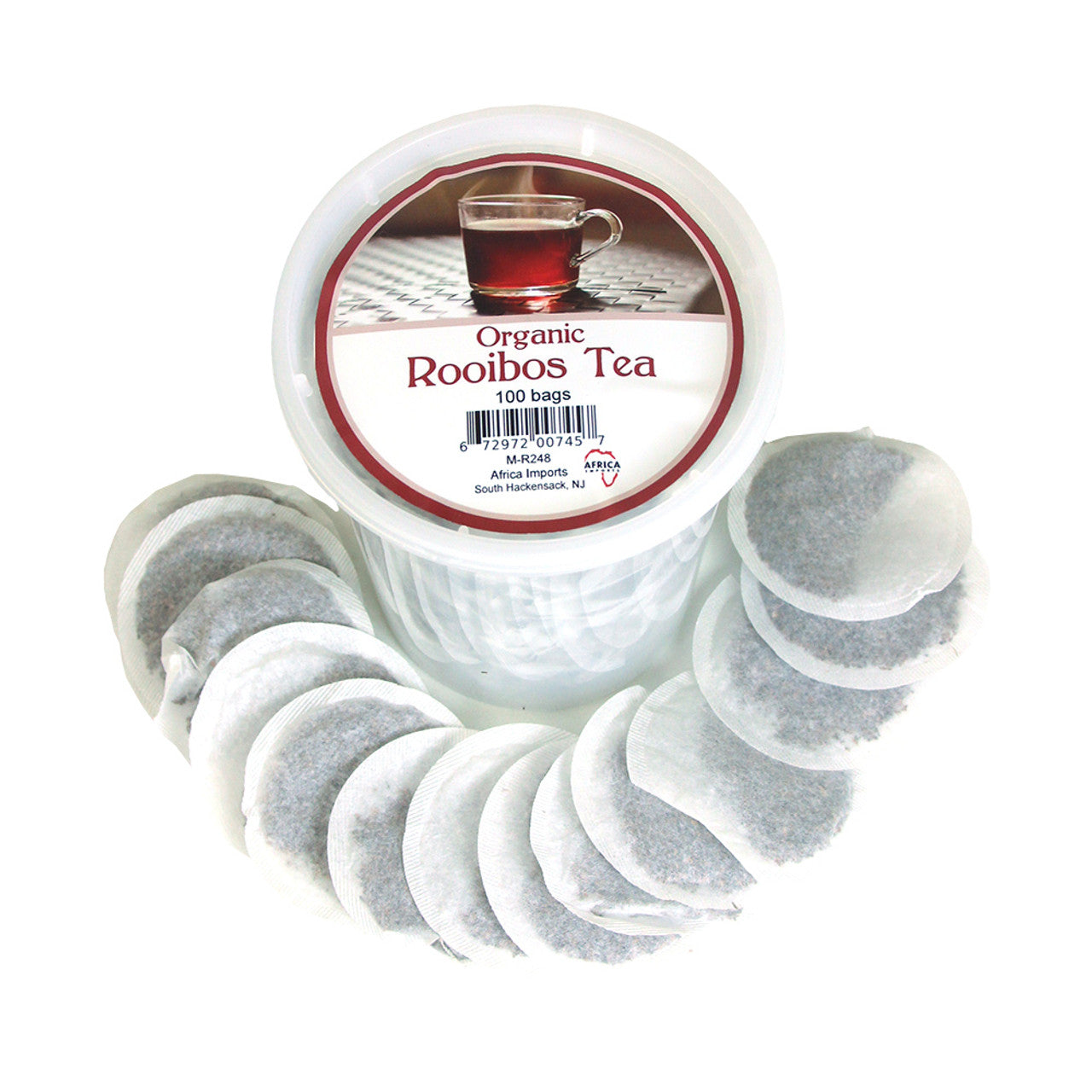 Organic Rooibos Red Tea: 100 Bags