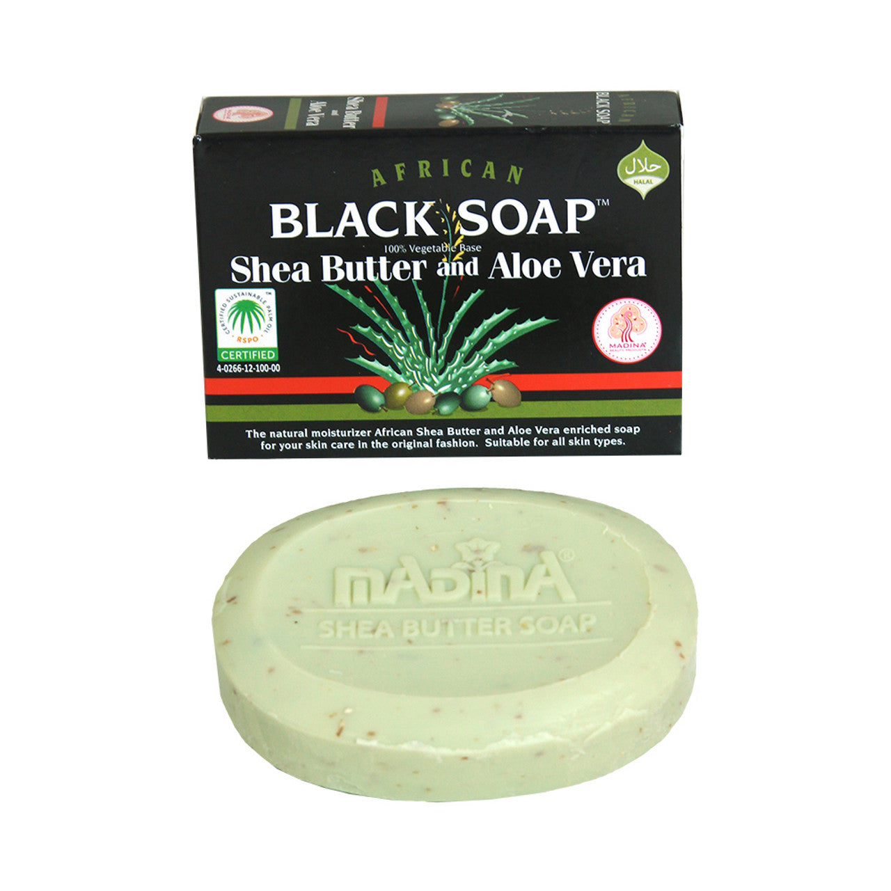 Madina: Shea Butter & Aloe Vera Soap - 3½ oz.