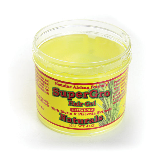 SuperGrow Hair Gel: Extra Hold - 4 oz.