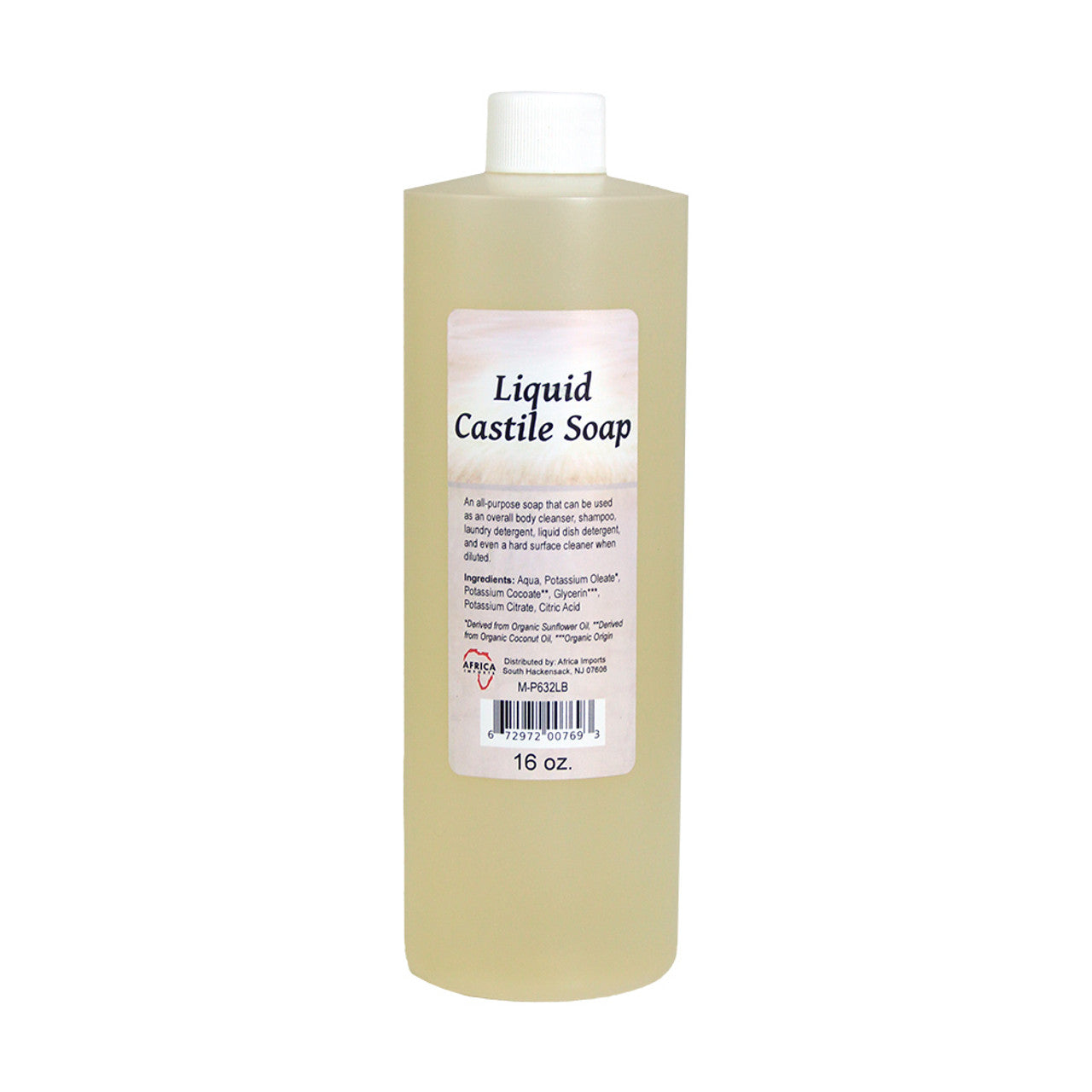Liquid Castile Soap - 1 LB