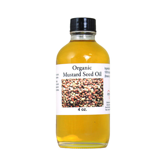 Organic Mustard Seed Oil - 4 oz.