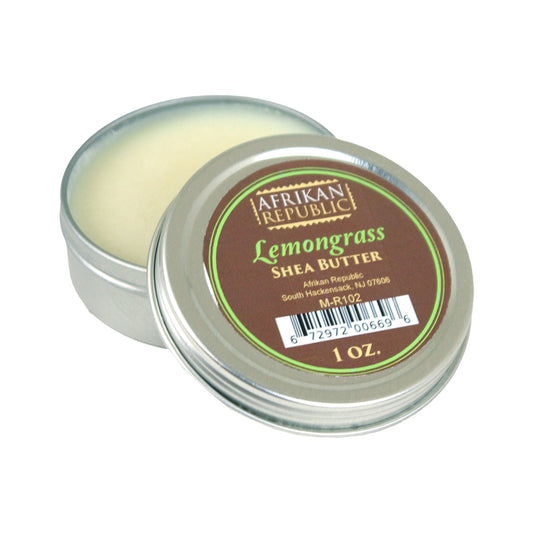 Afrikan Republic: Shea Butter - Lemongrass: 1 oz.