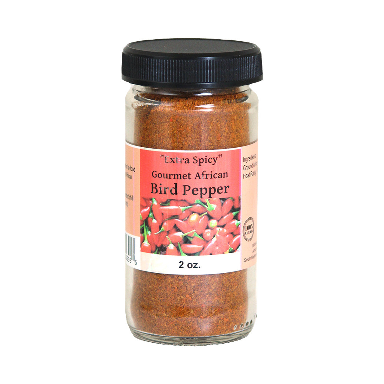 "Extra Spicy" Gourmet African Bird Pepper: 2 oz.