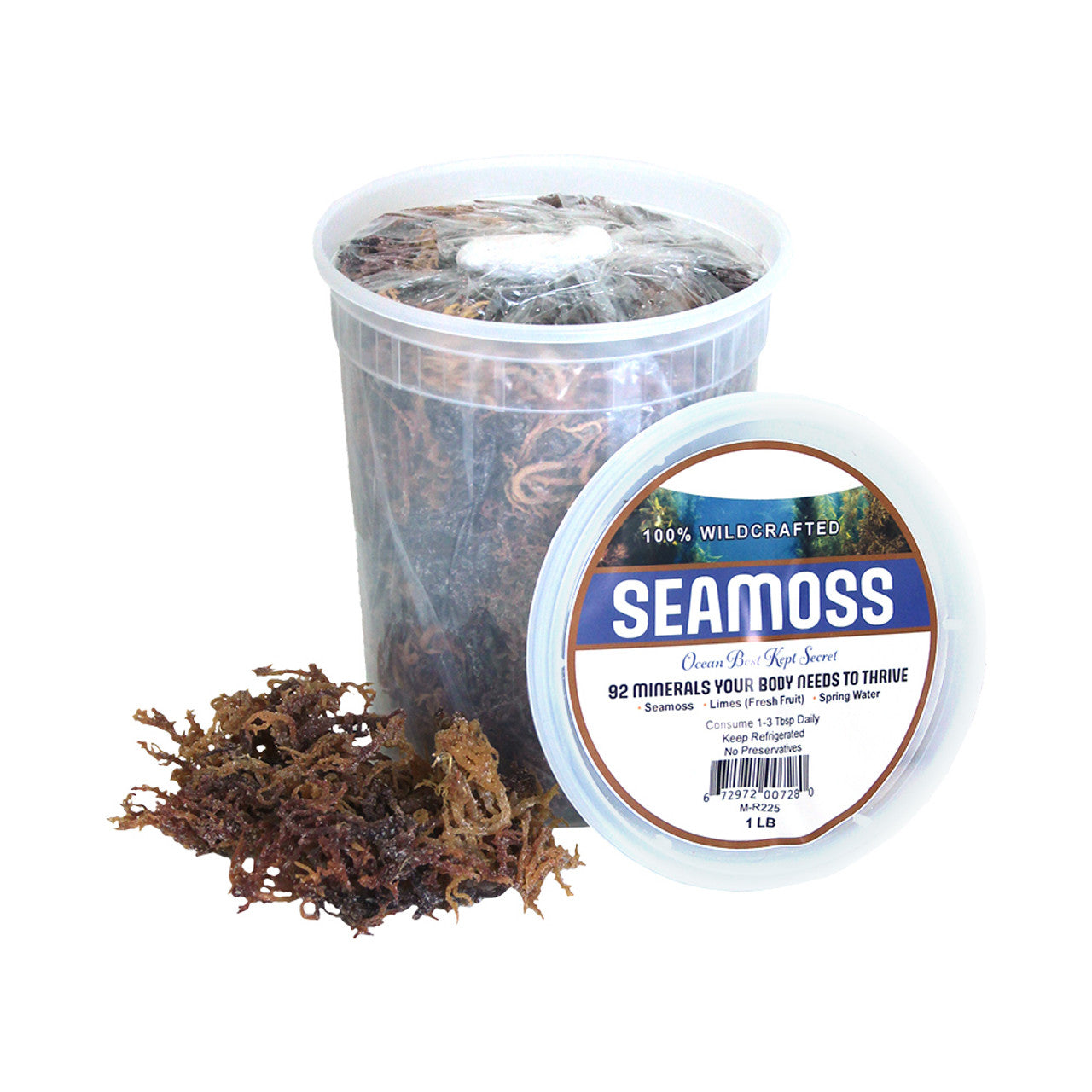 Wildcrafted Purple Sea Moss - 1 LB
