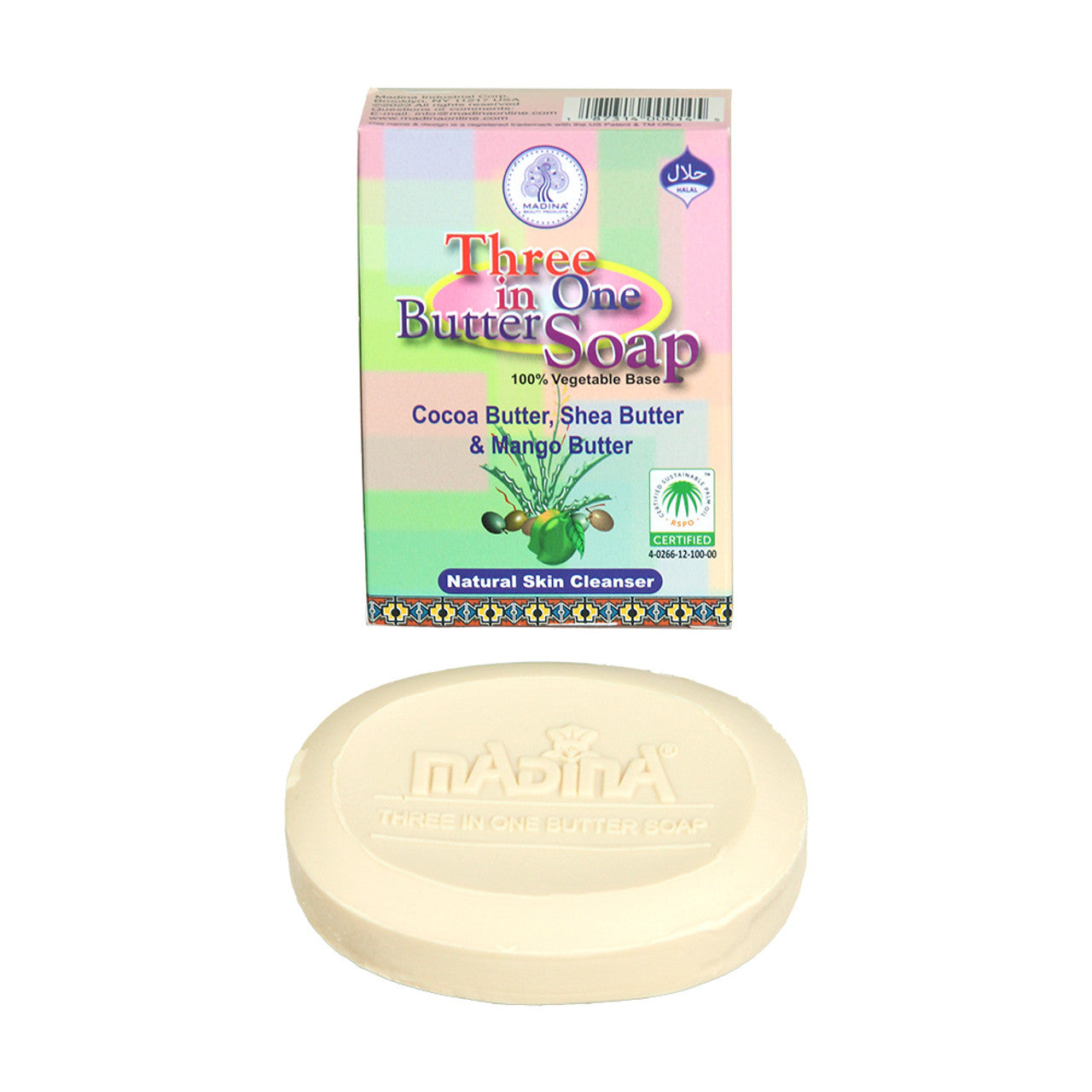 Madina: Three In One Butter Soap - 3½ oz.