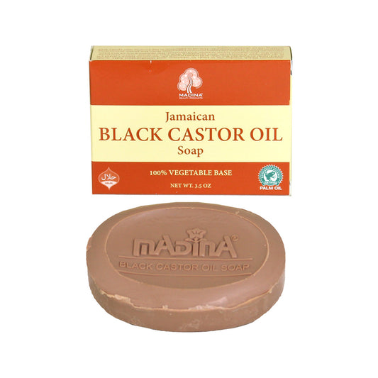 Madina: Jamaican Black Castor Soap - 3½ oz.