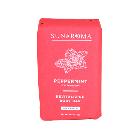 Sunaroma: Peppermint Soap - 8 oz.