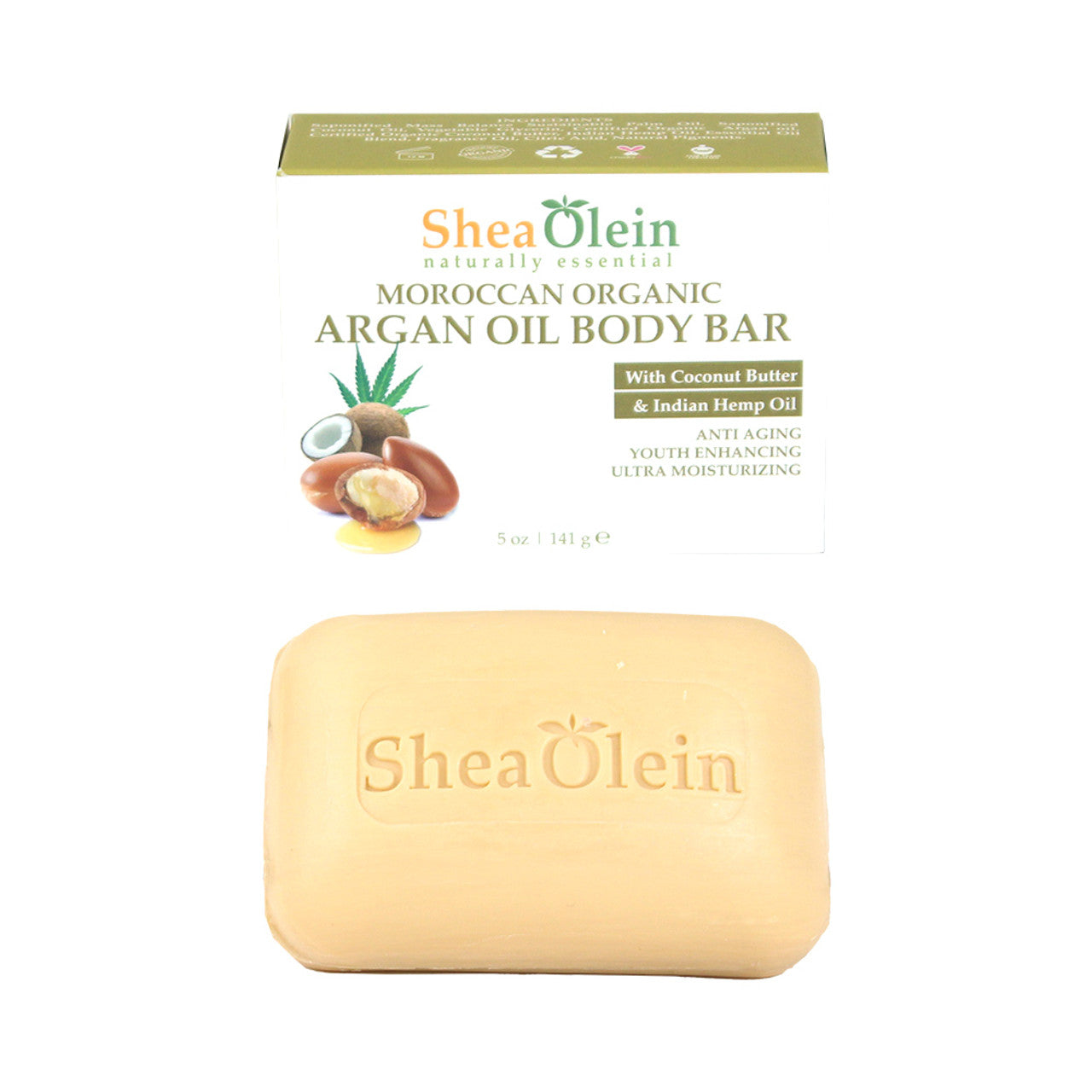 Shea Olein: Moroccan Organic Argan Oil Soap - 5 oz.