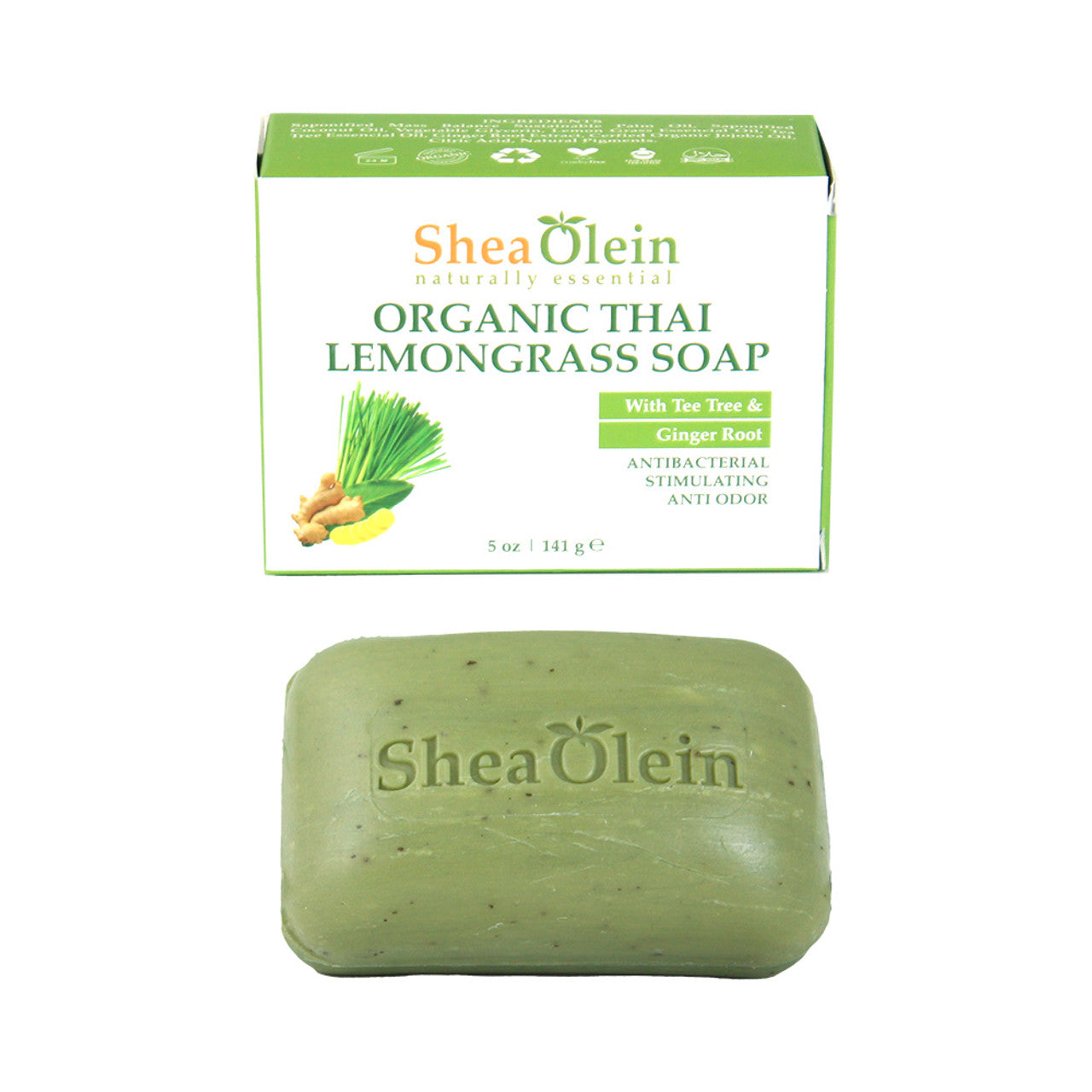 Shea Olein: Organic Thai Lemongrass Soap - 5 oz.